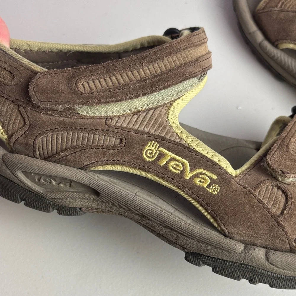 Teva Brown and Cream Women's Universal Hiking Sandals